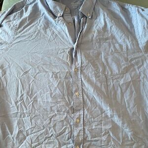 Men's Light Blue Button-Down Shirt